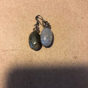 I believe that these are Quartz stone earrings